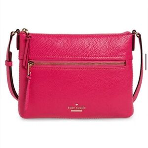 kate spade new york Jackson Street Gabriele Pink Leather Crossbody